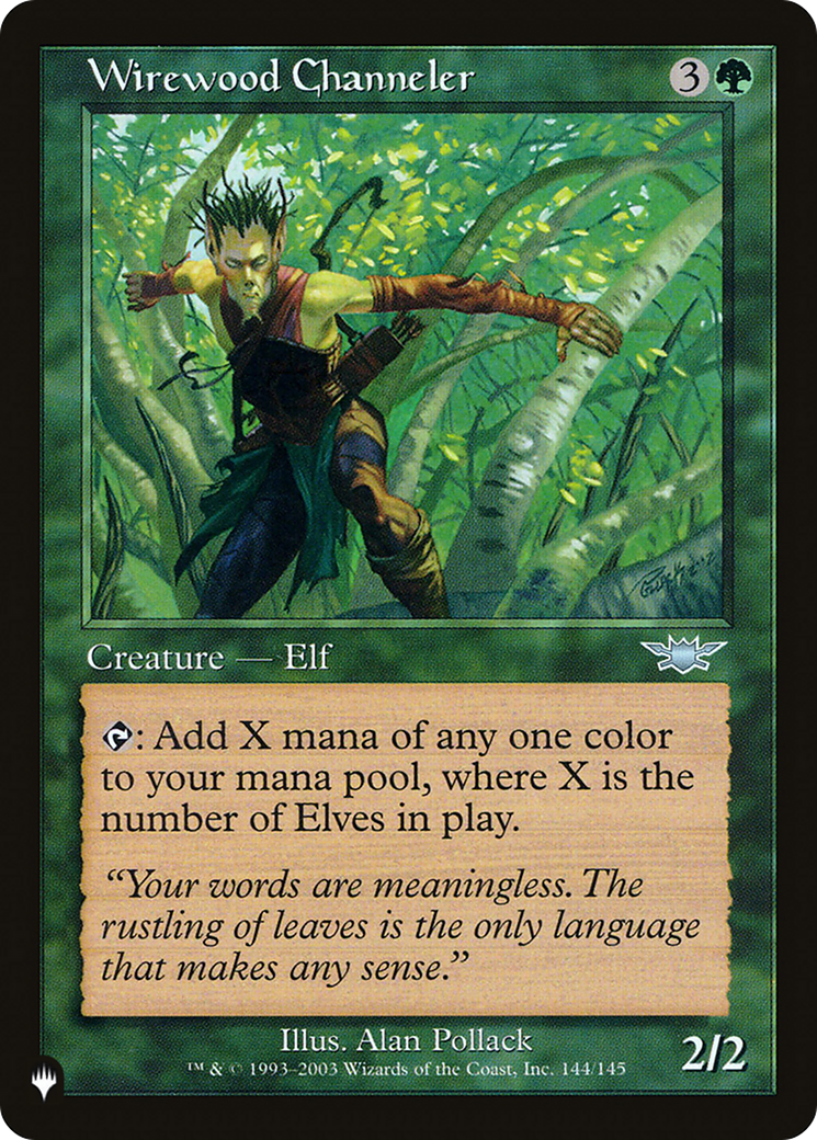 Wirewood Channeler (PLST) #LGN-144 [EN/N]