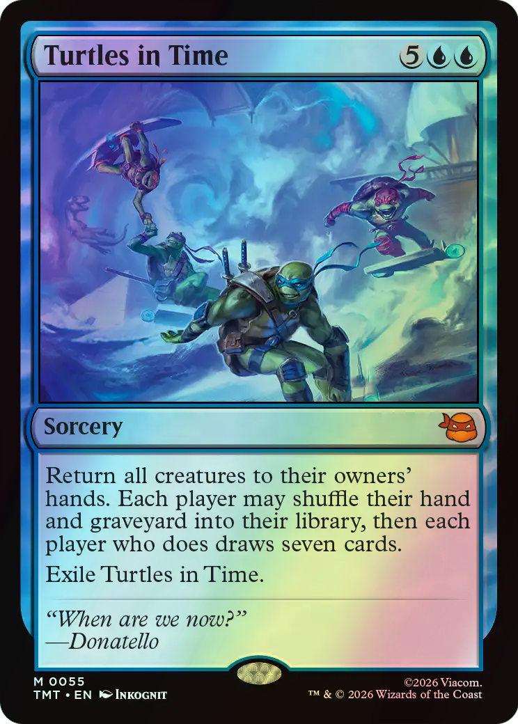 Turtles in Time (TMT) #55 [EN/F] s/o