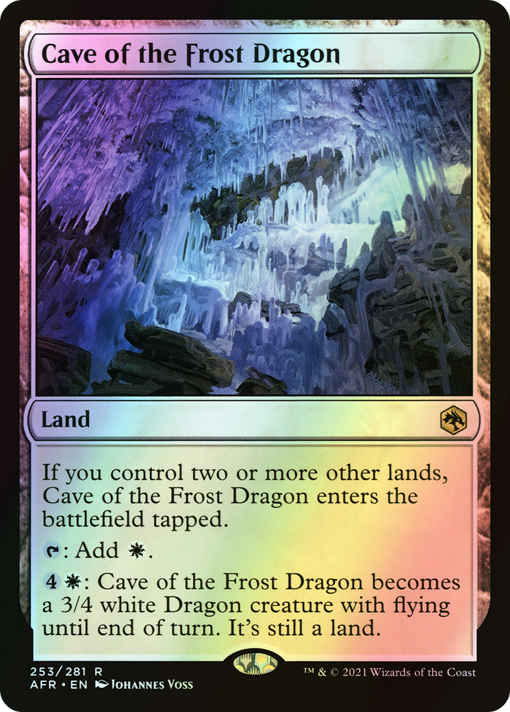 Cave of the Frost Dragon (AFR) #253 [EN/F]