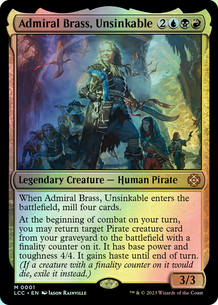 Admiral Brass, Unsinkable (LCC) #1 [EN/F]