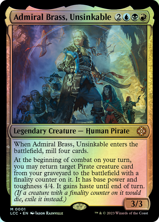 Admiral Brass, Unsinkable (LCC) #1 [EN/F]