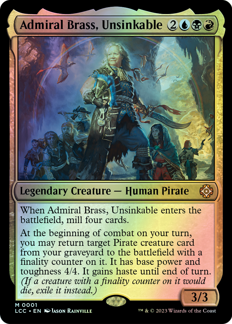 Admiral Brass, Unsinkable (LCC) #1 [EN/F]