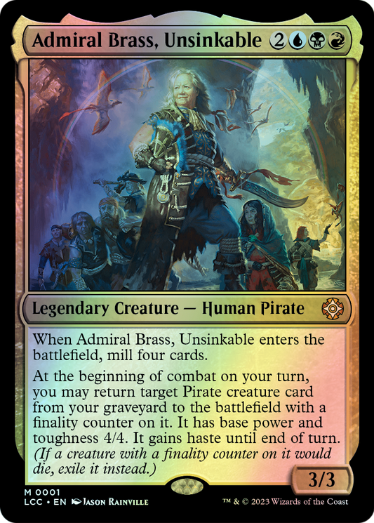 Admiral Brass, Unsinkable (LCC) #1 [EN/F]