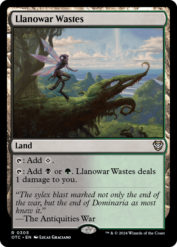 Llanowar Wastes (OTC) #305 [EN/N] s/o