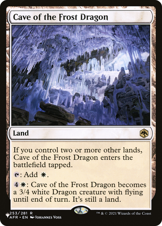 Cave of the Frost Dragon (PLST) #AFR-253 [EN/N] s/o