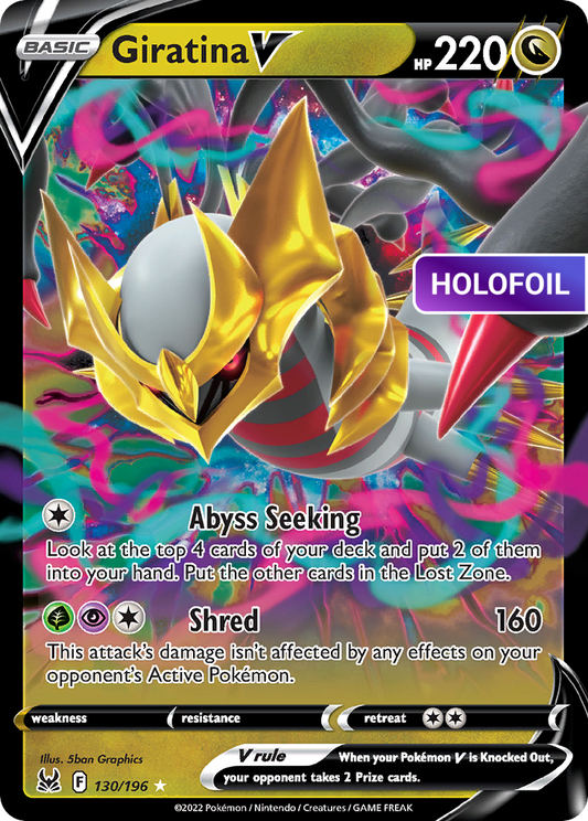 Giratina V (LOR) #130 [EN/H] s/o