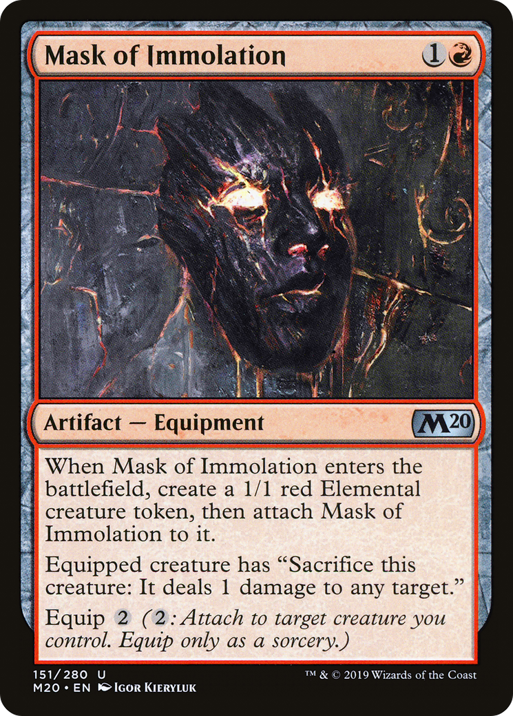 Mask of Immolation (M20) #151 [EN/N]