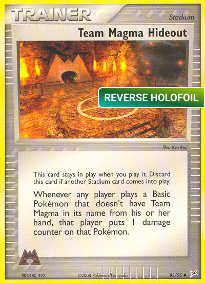 Team Magma Hideout (MA) #83 [EN/R]