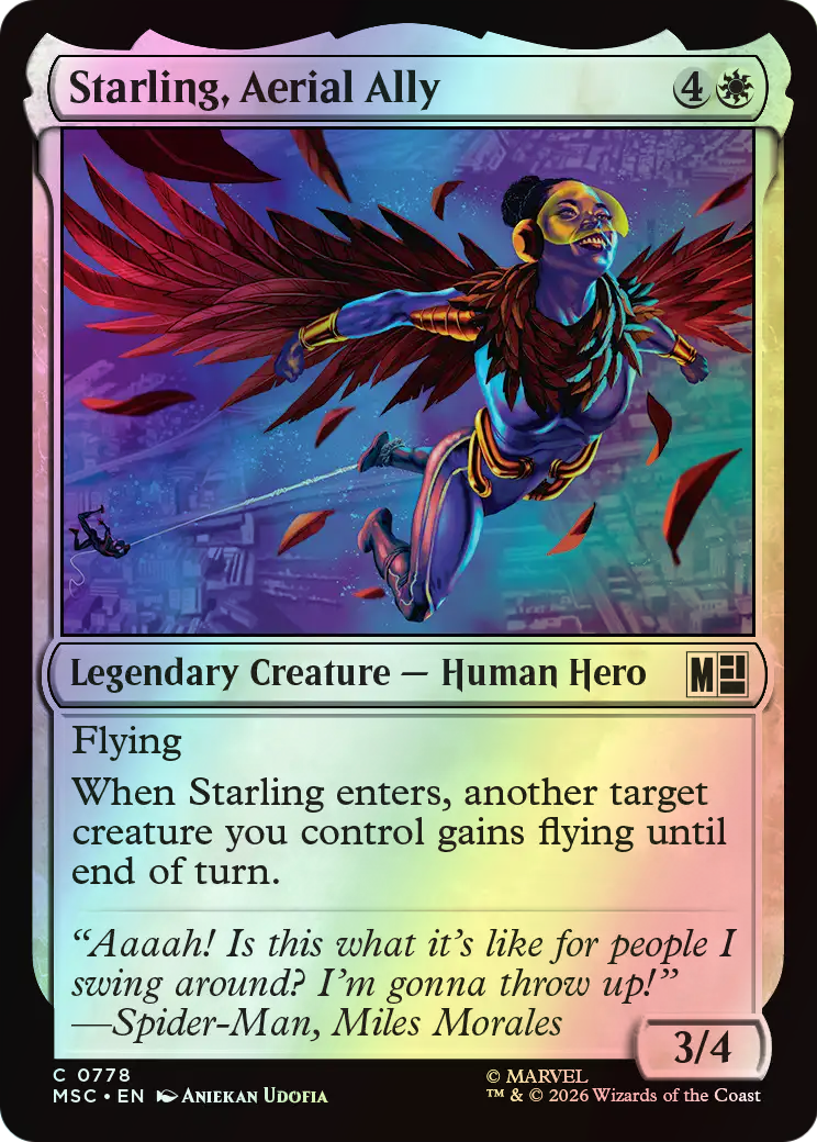 Starling, Aerial Ally (MSC) #778 [EN/F] s/o