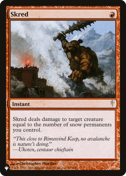 Skred (PLST) #CSP-97 [EN/N] s/o