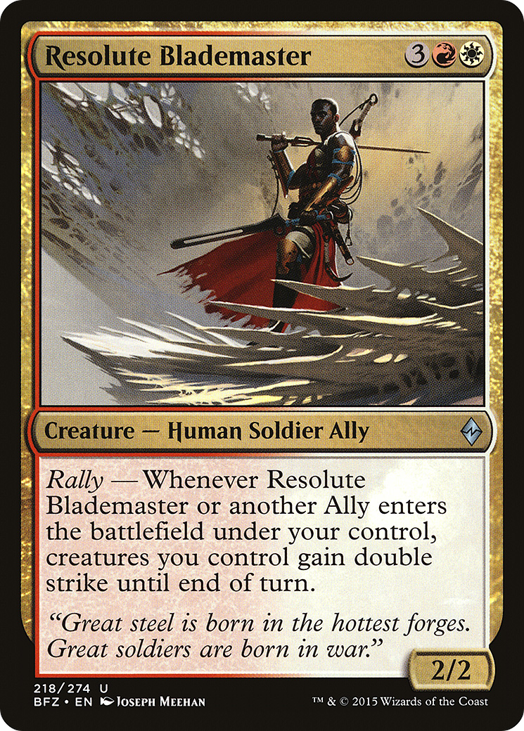 Resolute Blademaster (BFZ) #218 [EN/N] s/o