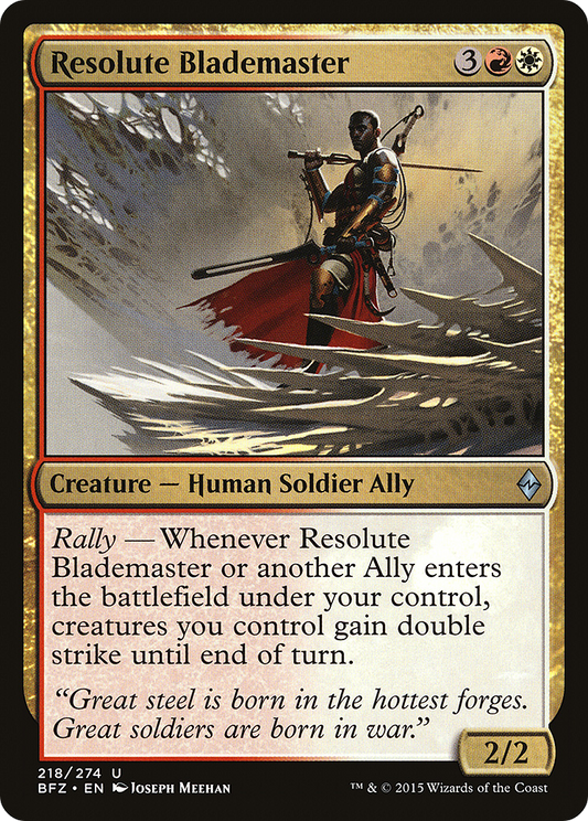 Resolute Blademaster (BFZ) #218 [EN/N] s/o