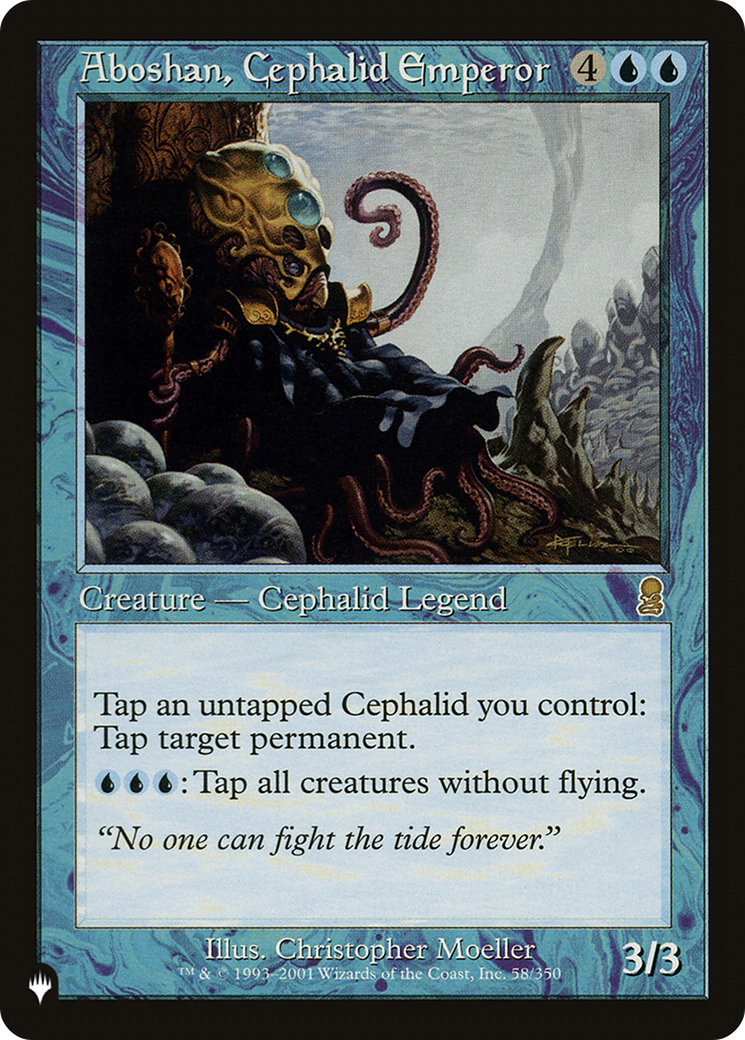 Aboshan, Cephalid Emperor (PLST) #ODY-58 [EN/N] s/o