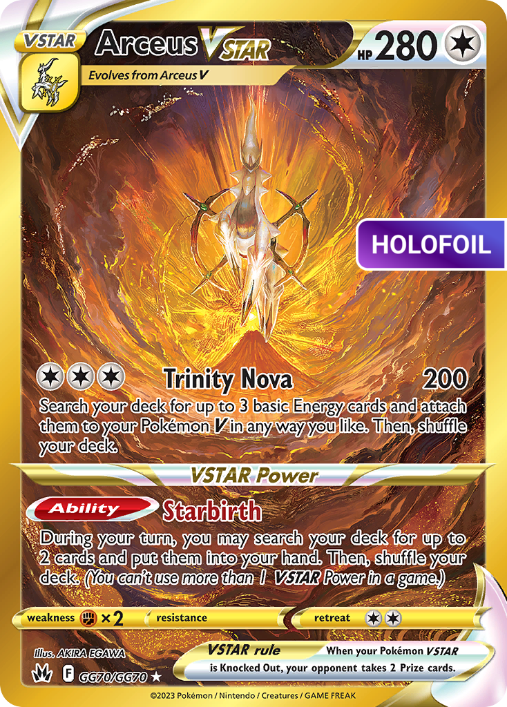 Arceus VSTAR (Secret) (CRZ:GG) #GG70 [EN/H]