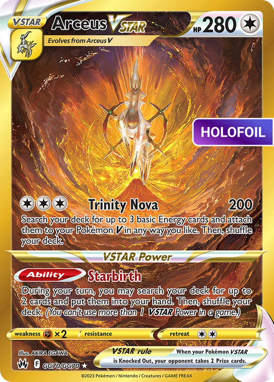 Arceus VSTAR (Secret) (CRZ:GG) #GG70 [EN/H]