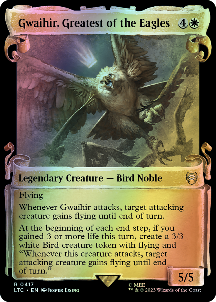 Gwaihir, Greatest of the Eagles - Silver Foil (LTC) #417 [EN/F] s/o