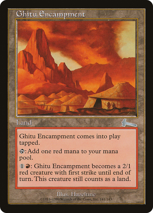 Ghitu Encampment (ULG) #141 [EN/N] s/o