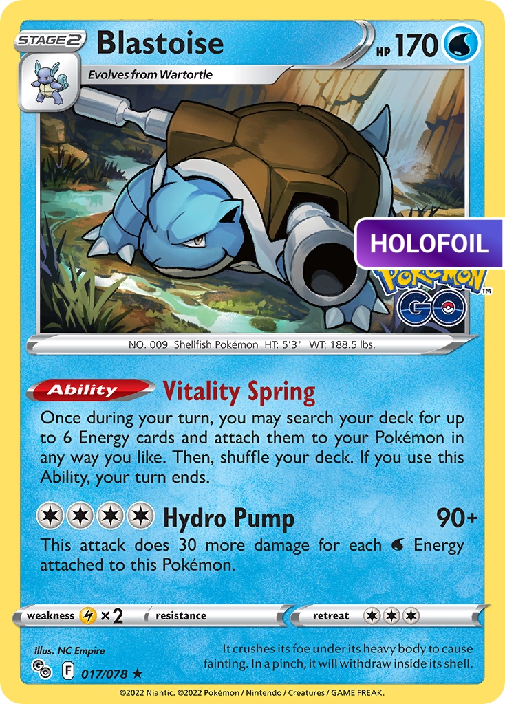 Blastoise (PGO) #17 [EN/H]