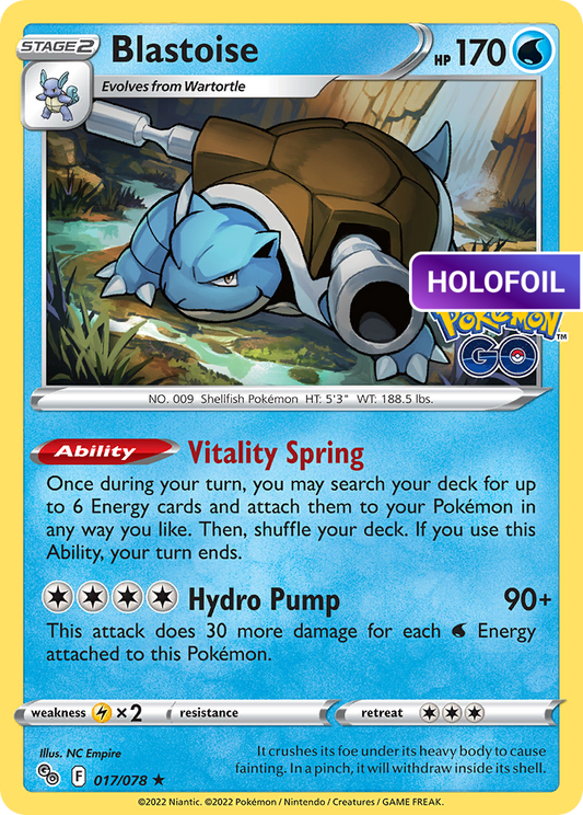 Blastoise (PGO) #17 [EN/H]