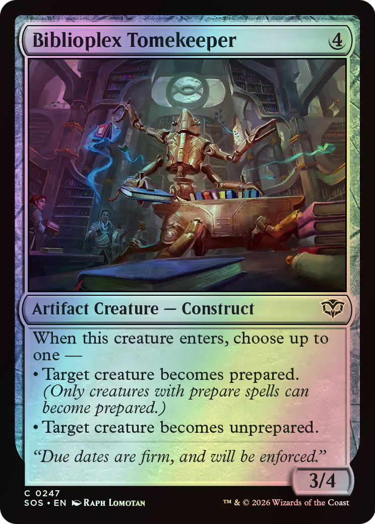 Biblioplex Tomekeeper (SOS) #247 [EN/F]