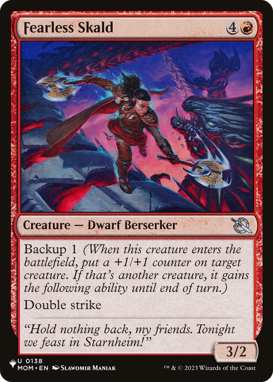 Fearless Skald (PLST) #MOM-138 [EN/N]
