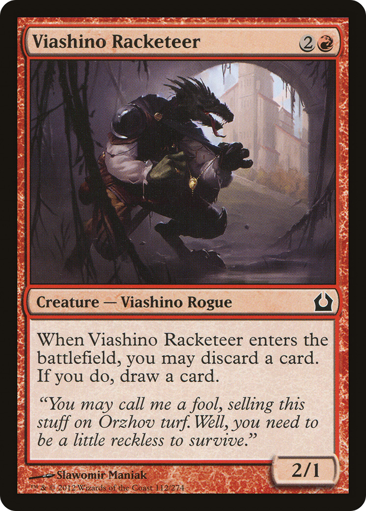 Viashino Racketeer (RTR) #112 [EN/N]