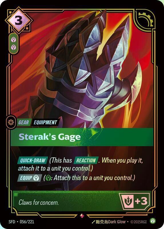 Sterak's Gage (SFD) #056 [EN/F] s/o