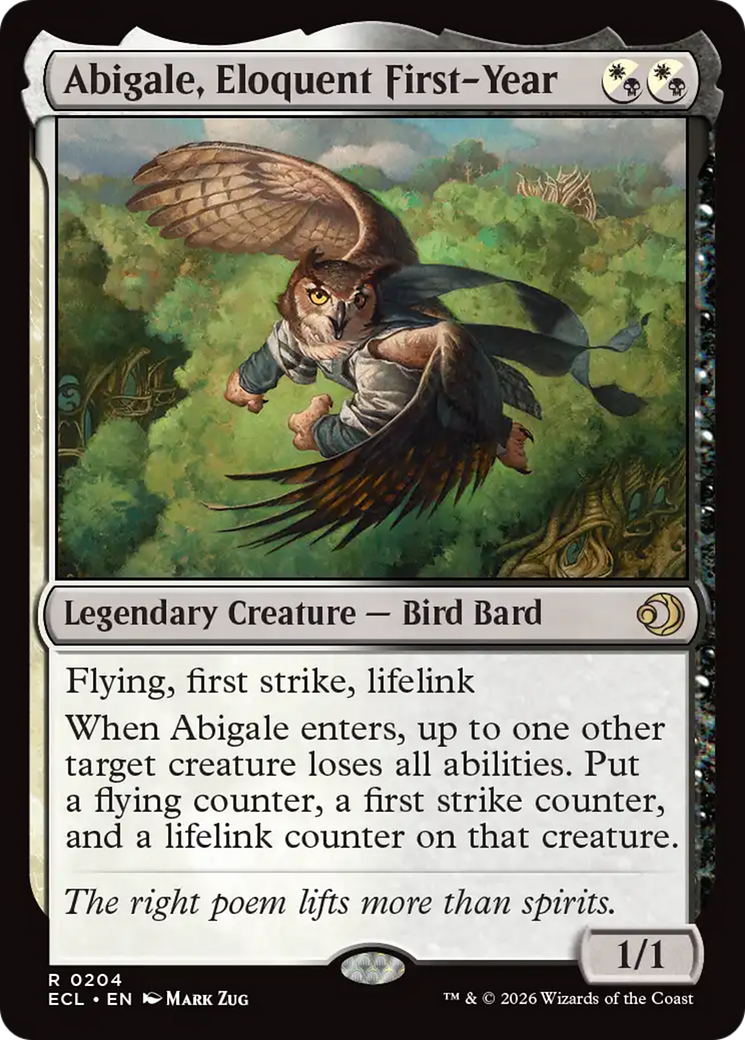 Abigale, Eloquent First-Year (ECL) #204 [EN/N]