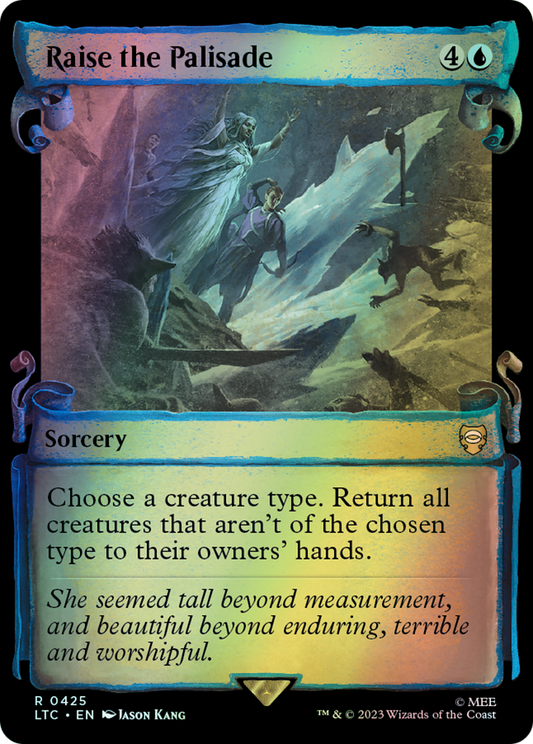 Raise the Palisade - Silver Foil (LTC) #425 [EN/F] s/o