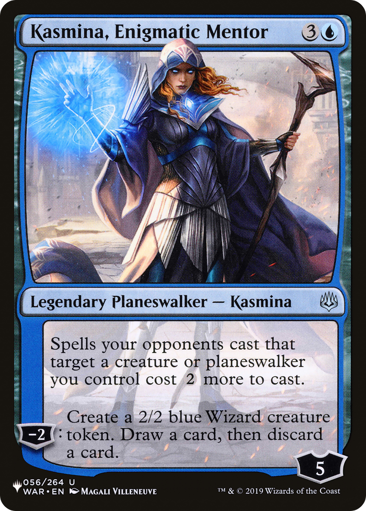 Kasmina, Enigmatic Mentor (PLST) #WAR-56 [EN/N] s/o