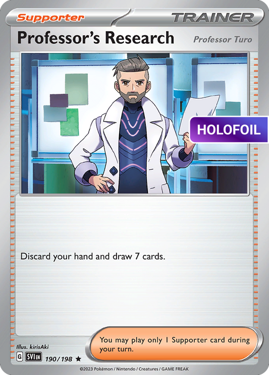 Professor's Research (Professor Turo) (SVI) #190 [EN/H] s/o