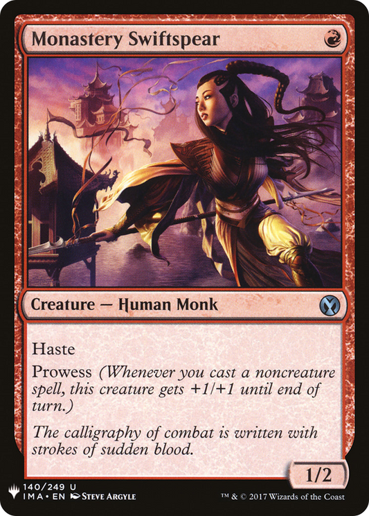 Monastery Swiftspear (PLST) #IMA-140 [EN/N] s/o