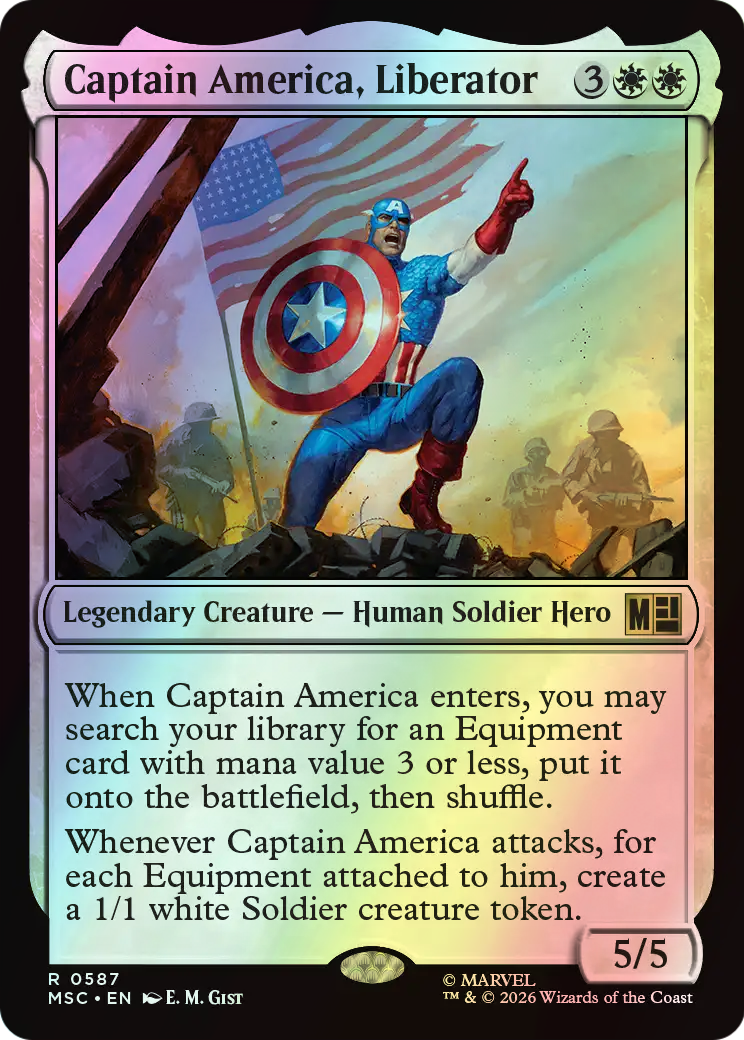Captain America, Liberator (MSC) #587 [EN/F]