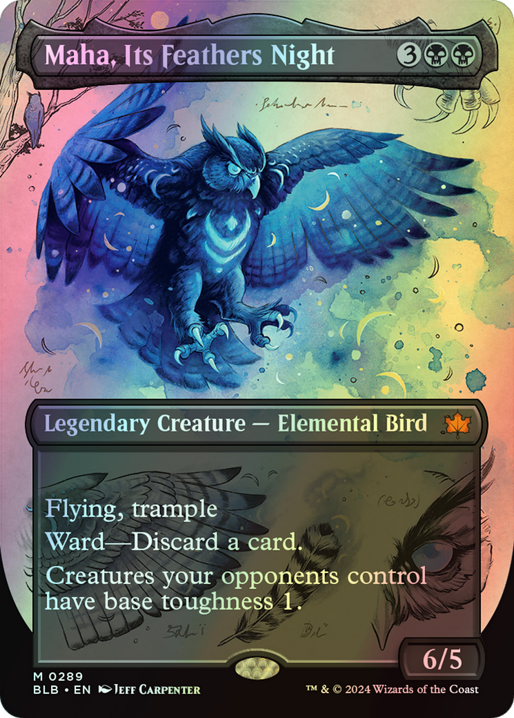 Maha, Its Feathers Night (BLB) #289 [EN/F]