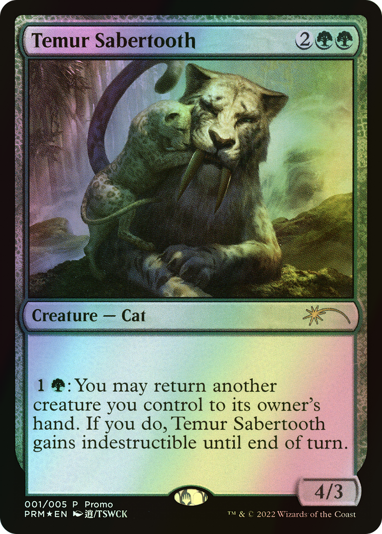 Temur Sabertooth (PL22) #1 [EN/F]