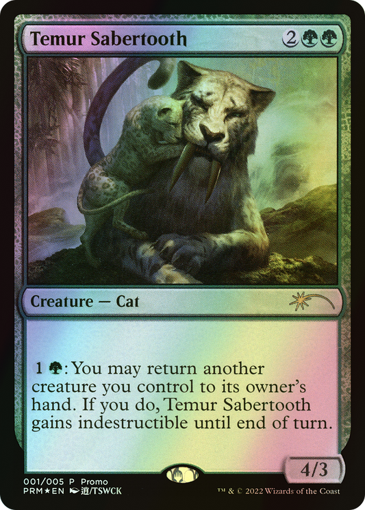 Temur Sabertooth (PL22) #1 [EN/F]