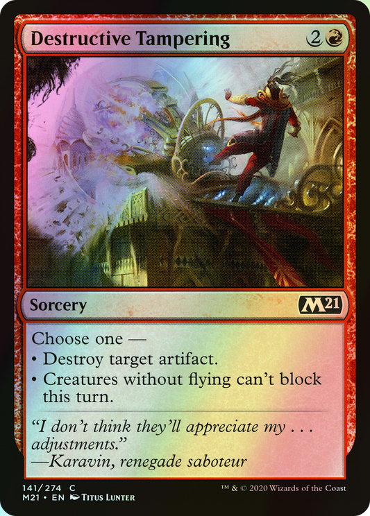 Destructive Tampering (M21) #141 [EN/F] s/o