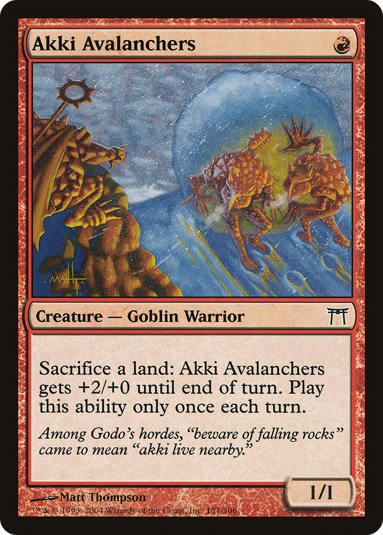 Akki Avalanchers (CHK) #151 [EN/N]
