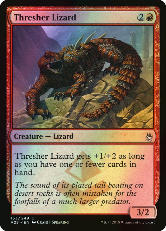 Thresher Lizard (A25) #153 [EN/F] s/o