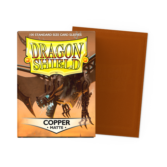 Dragon Shield Matte Sleeves - Copper (100-Pack)