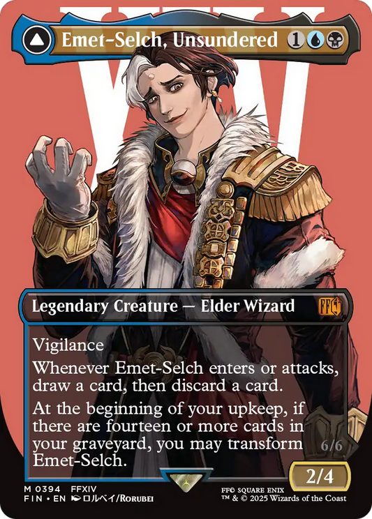 Emet-Selch, Unsundered // Hades, Sorcerer of Eld (FIN) #394 [EN/N] s/o