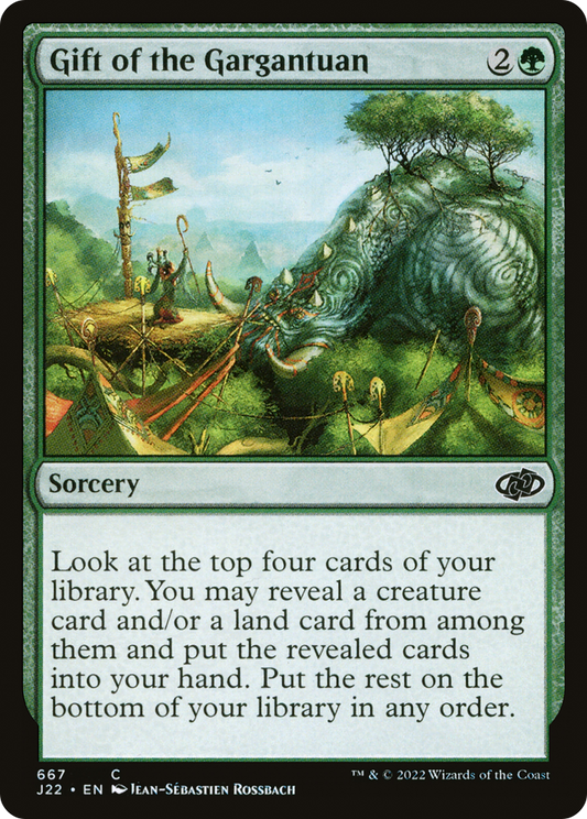 Gift of the Gargantuan (J22) #667 [EN/N]