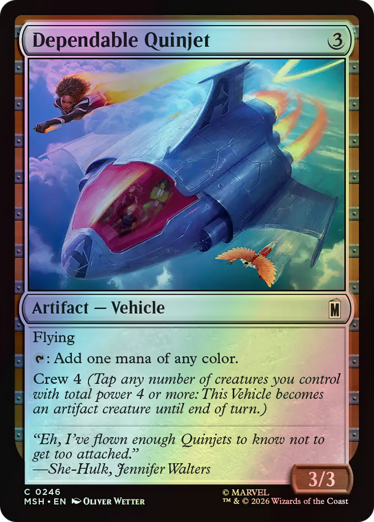 Dependable Quinjet (MSH) #246 [EN/F]
