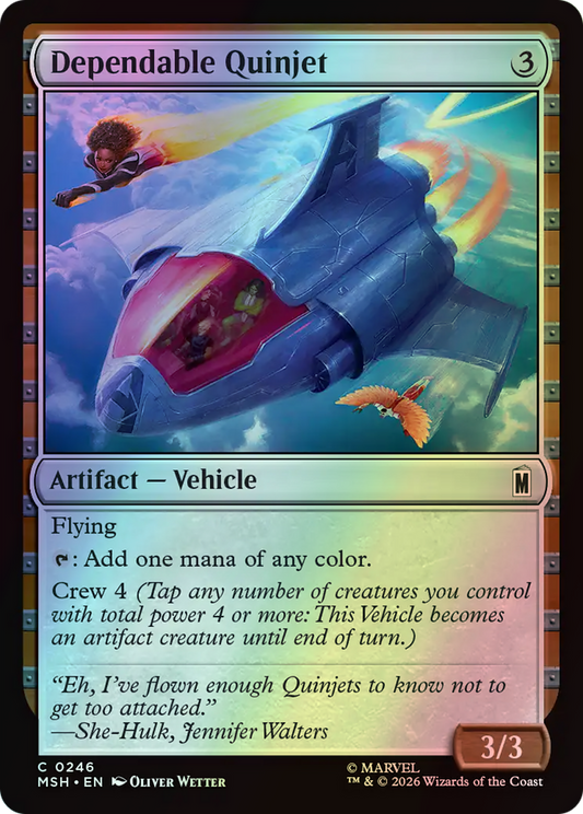 Dependable Quinjet (MSH) #246 [EN/F]