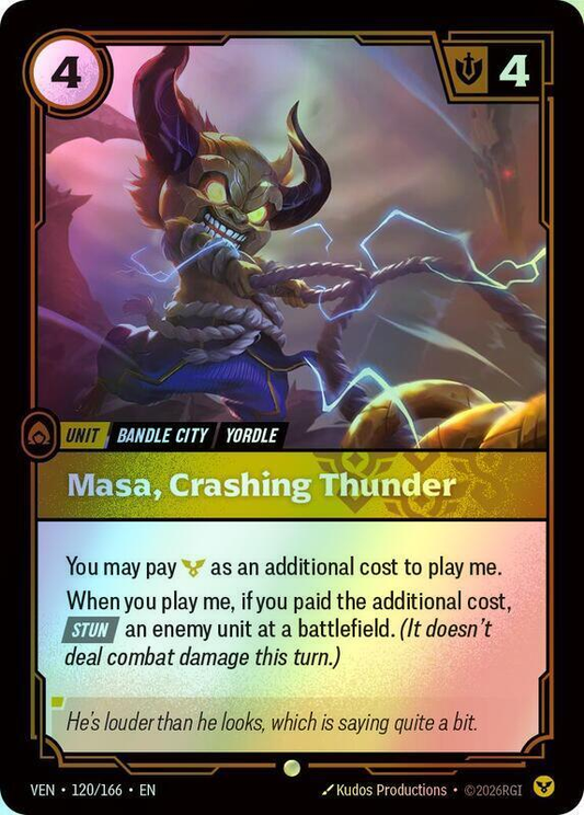 Masa, Crashing Thunder (VEN) #120 [EN/F]