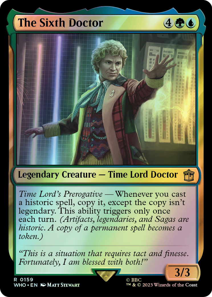The Sixth Doctor (WHO) #159 [EN/F] s/o