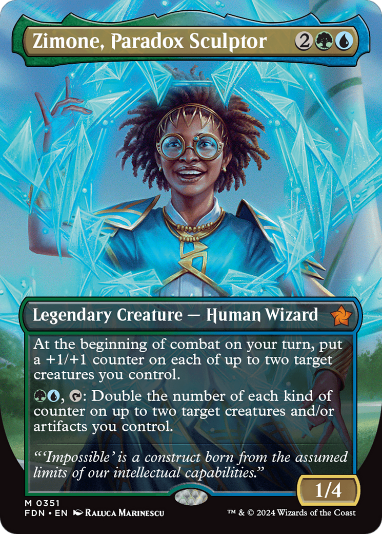 Zimone, Paradox Sculptor (FDN) #351 [EN/N] s/o