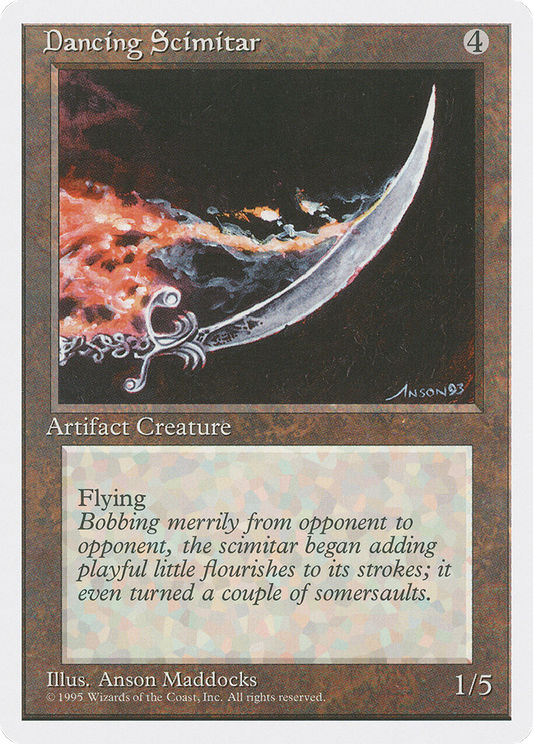 Dancing Scimitar (4ED) #313 [EN/N]