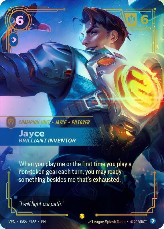 Jayce, Brilliant Inventor (Alternate Art) (VEN) #068a [EN/F]