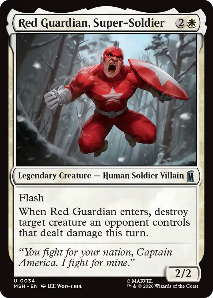 Red Guardian, Super-Soldier (MSH) #34 [EN/N]